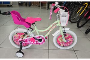 Salcano Muki 16 Jant Kız Çoçuk Bisikleti (105/120 cm arası boy) Mint Pembe