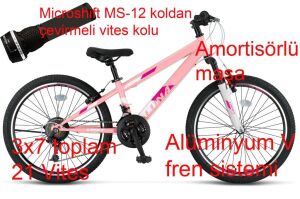 Ümit Luna 26 Jant Kadın Bisikleti 2669 (145-170 cm arası boy) Toz Pembe