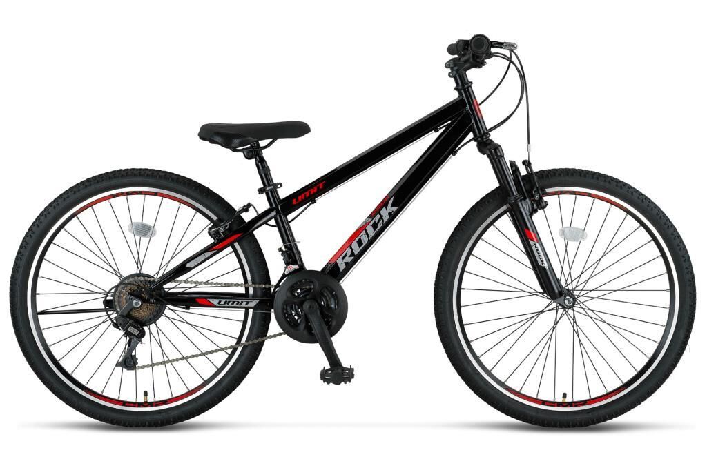Ümit Rock 24 Jant Dağ Bisikleti 2468 (135-155 cm arası boy) Siyah Kırmızı