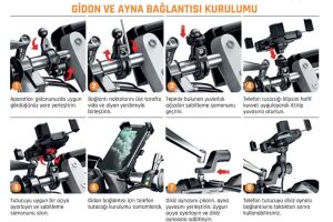 Nukrotech Mrt 4 Yastıklı Titreşim Modüllü Telefon Tutucu