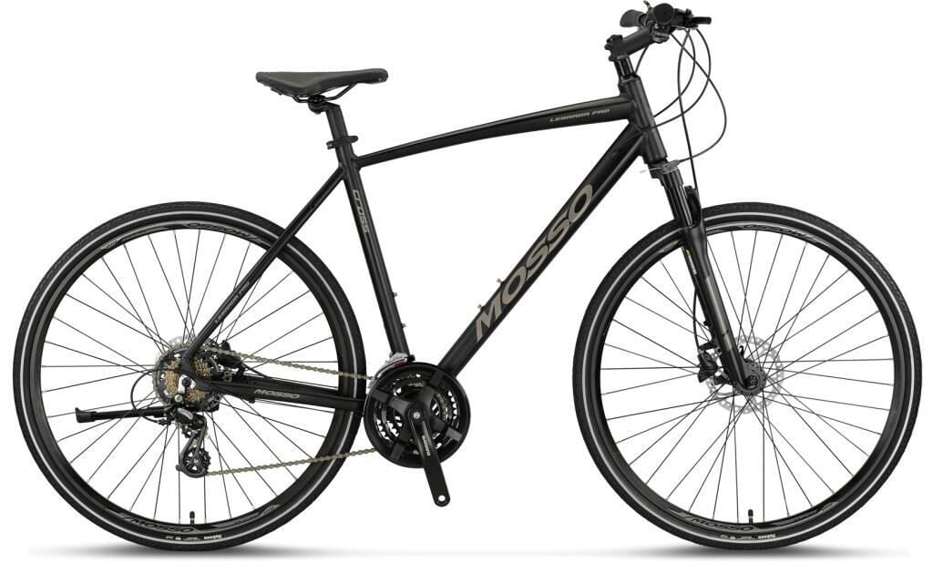 Mosso Legarda Pro X24 MSM H Şehir Bisikleti 24 Vites 46 Kadro (165 cm üstü boy) Siyah Antrasit