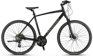 Mosso Legarda Pro X24 MSM H Şehir Bisikleti 24 Vites 46 Kadro (165 cm üstü boy) Siyah Antrasit
