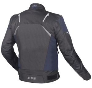 LS2 Zoom H2O Su Geçirmez Motosiklet Montu A Sertifikalı Ce Korumalı Alc Motosiklet Siyah - SMALL