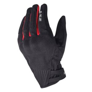LS2 Dart 2 Evo Mosiklet Eldiven CE onaylı KP-1 Sertifikalı EN 13594:2015 Standartına uygun Siyah Kırmızı - SMALL