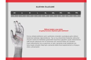 LS2 Dart 2 Evo Mosiklet Eldiven CE onaylı KP-1 Sertifikalı EN 13594:2015 Standartına uygun Siyah Kırmızı - SMALL