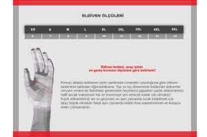 LS2 Dart 2 Evo Mosiklet Eldiven CE onaylı KP-1 Sertifikalı EN 13594:2015 Standartına uygun Siyah Kırmızı - SMALL