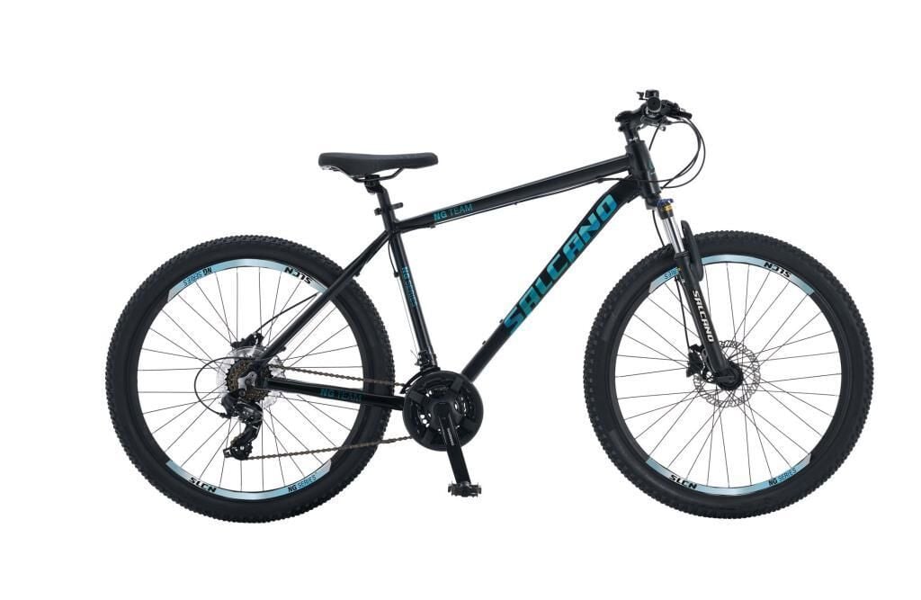 Salcano NG Team 200 26HD 15 Kadro Hidrolik Disk Fren Dağ Bisikleti (150/175 cm boy) Siyah Mavi