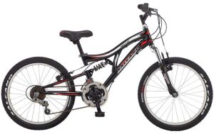 Salcano Hector 20 Pabuç Fren Çocuk Bisikleti (120 / 145 cm arası boy) Siyah Kırmızı