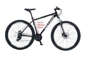 Salcano NG Team 200 29HD 19 Kadro Hidrolik Disk Fren 21 Vites Dağ Bisikleti (175 cm üstü boy) Siyah Gümüş