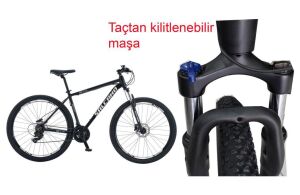 Salcano NG Team 200 29HD 19 Kadro Hidrolik Disk Fren 21 Vites Dağ Bisikleti (175 cm üstü boy) Siyah Gümüş