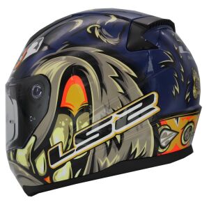 LS2 Rapid 2 Spox Motosiklet Kapalı Kask Ece 22.06 Sertifikalı Alc Motosiklet MAVI GRI - SMALL
