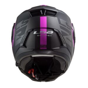 LS2 Scope 2 Arch Çene Açılır Kadın Motosiklet Kaskı ECE 22.06 sertifikalı Mat Titanium Pembe - SMALL