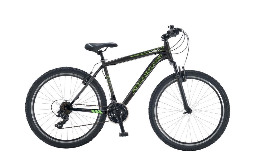 Salcano Lion 26 Jant Pabuç Fren Bisiklet (150-170 cm boy) Siyah Yeşil Beyaz