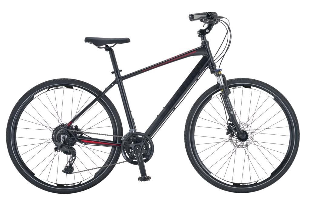 Salcano City Sport 700 2x10 Cues Sistem Şehir Bisikleti 21 Kadro (180 cm ve üstü boy) Siyah Kırmızı