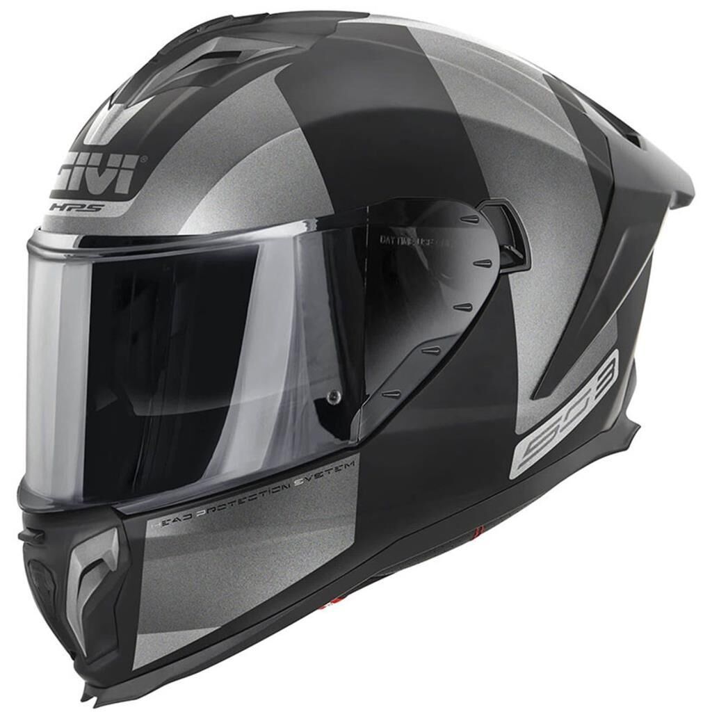 Givi 50.3 Vision Full Face Motosiklet Kaskı ECE 22.06 sertifikalı, dahili güneş vizörü,,gözlük yuvalı, Pinlock dahil