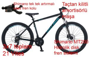 Salcano NG Team 200 29HD 17 Kadro Hidrolik Disk Fren Dağ Bisikleti (165 ile 175 cm arası boy) Siyah Mavi