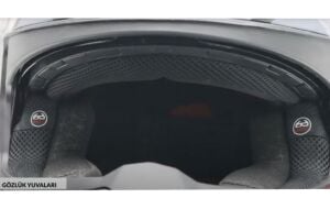 Givi 50.3 Vision Full Face Motosiklet Kaskı ECE 22.06 sertifikalı, dahili güneş vizörü,,gözlük yuvalı, Pinlock dahil Beyaz Mavi Kırmızı - MEDIUM