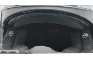 Givi 50.3 Vision Full Face Motosiklet Kaskı ECE 22.06 sertifikalı, dahili güneş vizörü,,gözlük yuvalı, Pinlock dahil Beyaz Mavi Kırmızı - XLARGE