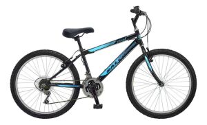 SALCANO EXCEL 24 Pabuç Fren Dağ Bisikleti (140 cm üstü boy) Siyah Turkuaz