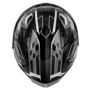 Givi 50.9 Assault Full Face Motosiklet Kaskı ECE 22.06 sertifikalı, güneş vizörü,  Pinlock dahil Siyah Gri - MEDIUM