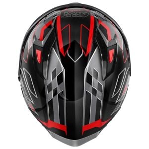 Givi 50.9 Assault Full Face Motosiklet Kaskı ECE 22.06 sertifikalı, güneş vizörü,  Pinlock dahil Siyah Kırmızı - LARGE