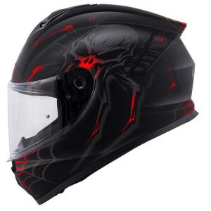 Givi 50.X Arachno Full Face Motosiklet Kaskı ECE 22.06 sertifikalı Mat Siyah Kırmızı - SMALL