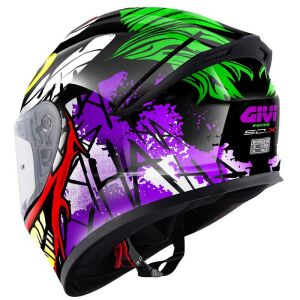 Givi 50.X Joke Full Face Motosiklet Kaskı ECE 22.06 sertifikalı Siyah - LARGE