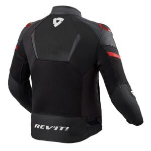 Revit Mantis 3 H2O Su Geçirmez Motosiklet Montu Aa Sertifikalı Ce Korumalı Alc Motosiklet Siyah Kırmızı - MEDIUM