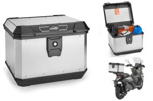 Kappa KMX500 Motosiklet Çantası Alüminyum 50 Lt Keçe İç Astar