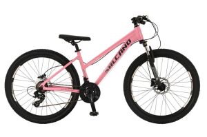 Salcano NG Team 200 24HD 13 Unısex Kadro Hidrolik Disk Fren Dağ Bisikleti (135 / 155 cm arası boy) Pudra Pembe