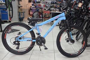 Salcano Lion 24 MD13 Disk Fren Bisiklet (135 ile 155cm arası boy) Açık Mavi Siyah Turuncu