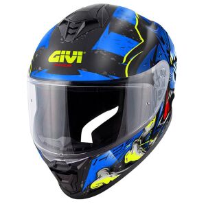 Givi 50.X Wild Motosiklet Kaskı ECE 22.06 sertifikalı Mat Siyah Mavi - MEDIUM