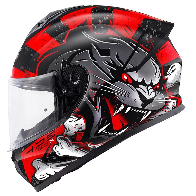 Givi 50.X Wild Motosiklet Kaskı ECE 22.06 sertifikalı Mat Siyah Kırmızı - XSMALL
