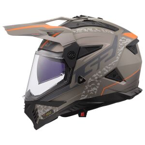 LS2 Pioneer 2 Devor Kapalı Motosiklet Kaskı Kpa Kabuk Güneş Vizörlü Ece 22.06 - Alc Motosiklet Kum - XX LARGE
