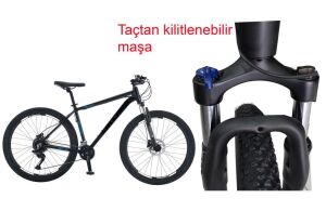 Salcano NG Team 100-18 29HD 19 Kadro 18 Vites Hidrolik Disk Fren Dağ Bisikleti (175/185 cm arası boy) Siyah Mavi