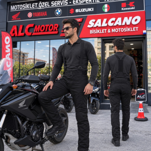 Prohel Spider 4 Mevsim Motosiklet Pantolonu A Sertifikalı Ce Korumalı - Alc Motosiklet Siyah - MEDIUM