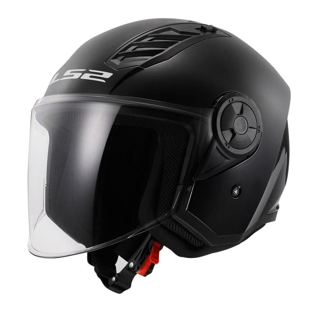 LS2 Airflow 2 Açık Kask ECE 22.06 sertifikalı Siyah - MEDIUM