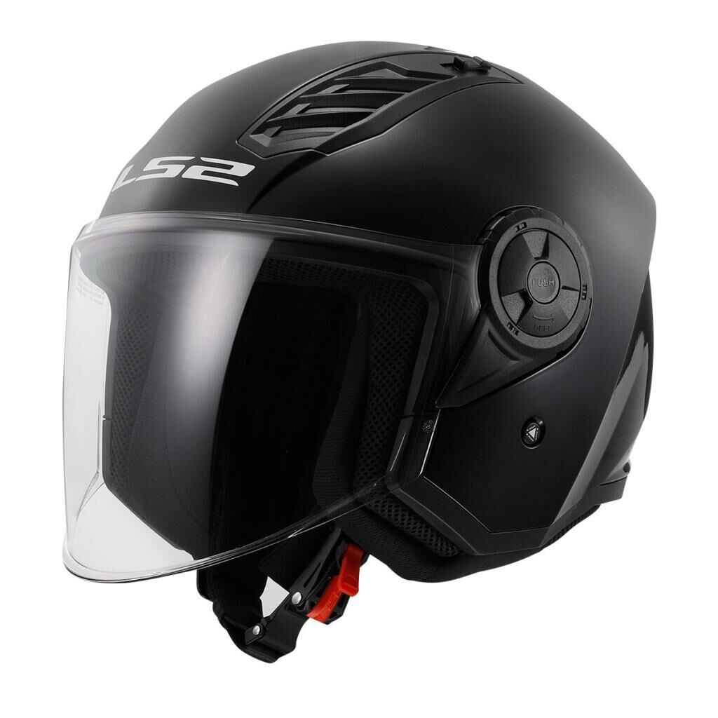 LS2 Airflow 2 Açık Kask ECE 22.06 sertifikalı Siyah - LARGE