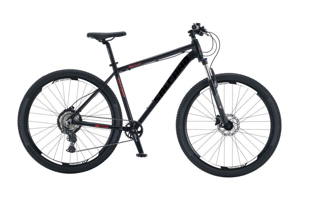 Salcano NG Team 100-9 29HD 19 Kadro 9 Vites Hidrolik Disk Fren Dağ Bisikleti (175/185 cm arası boy) Siyah Kırmızı