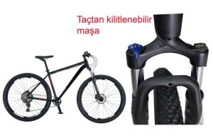 Salcano NG Team 100-9 29HD 19 Kadro 9 Vites Hidrolik Disk Fren Dağ Bisikleti (175/185 cm arası boy) Siyah Kırmızı