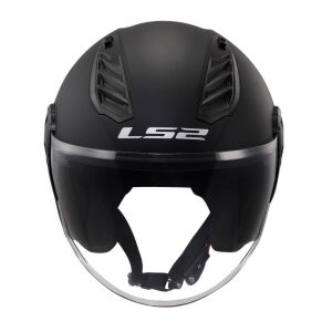 LS2 Airflow 2 Açık Kask ECE 22.06 sertifikalı Mat Siyah - SMALL