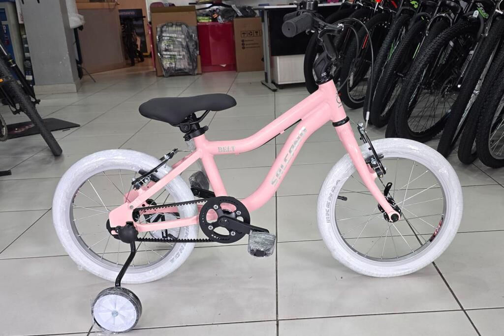Salcano Belt 16 Jant Hafif Kız Çocuk Bisikleti Kayışlı Sistem (100-120 cm arası boy) Pudra Pembe